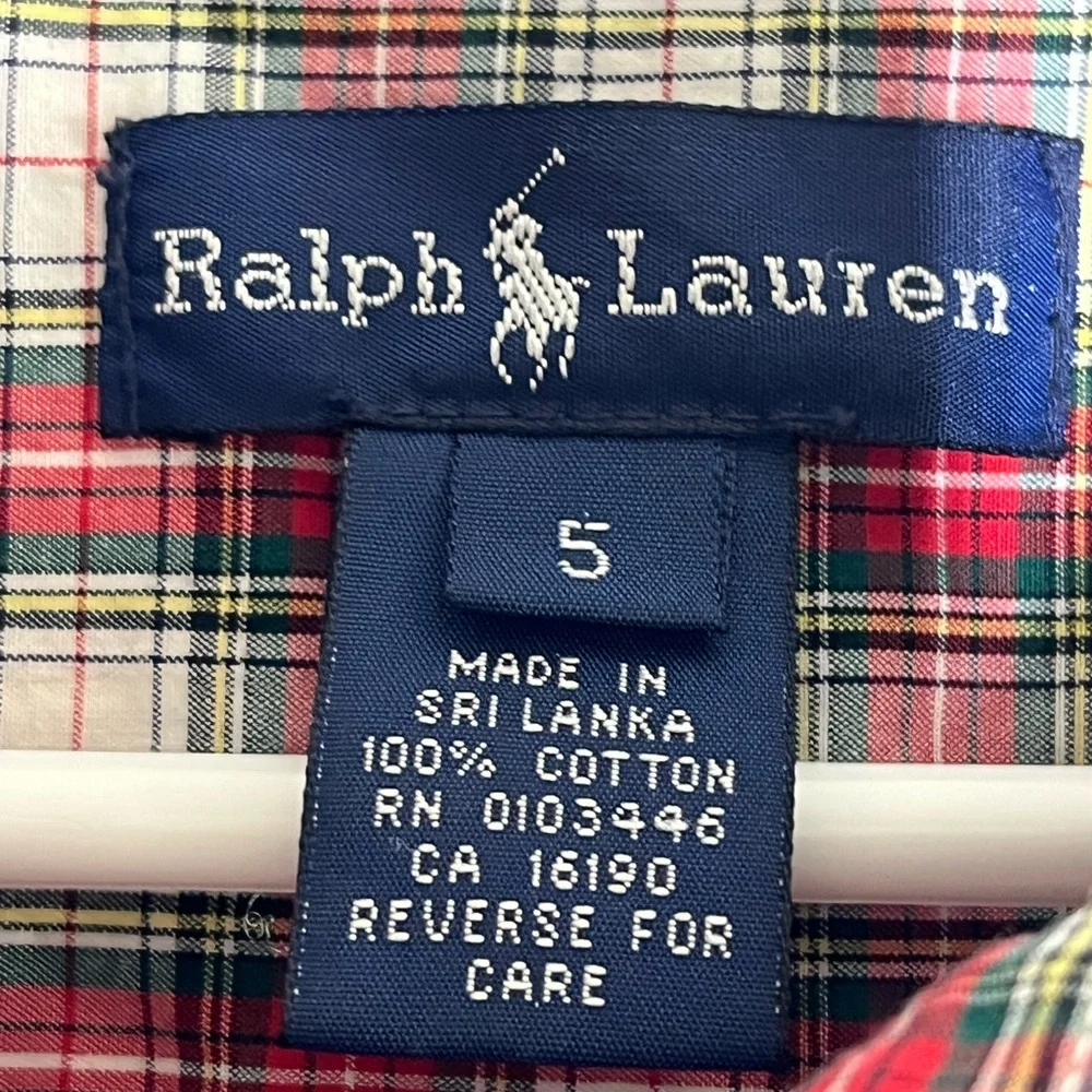 Ralph Lauren classic plaid